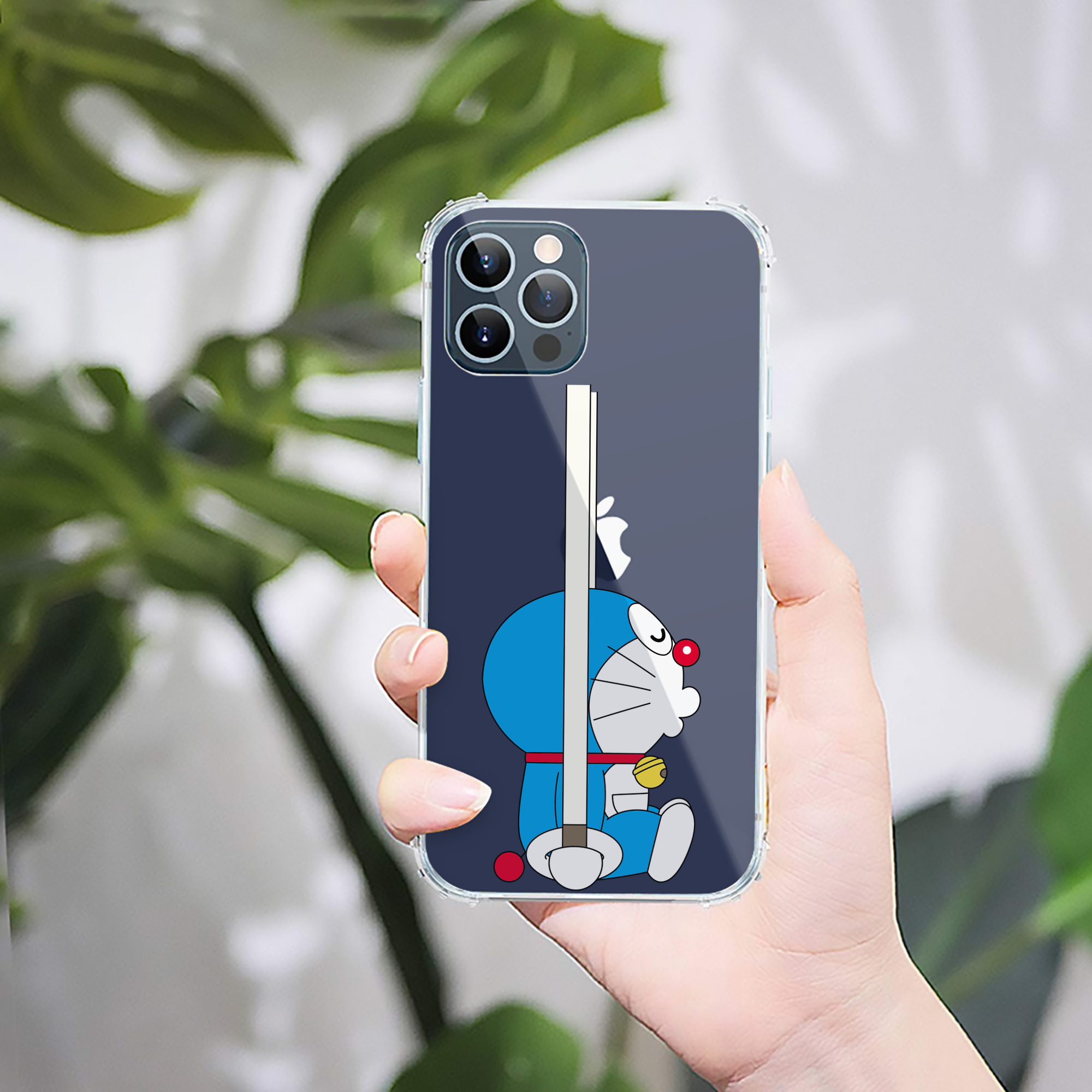（画像用） ドラえもん Doraemon 【iPhone 12シリーズ対応】透明スマホケース（クリアソフトケース）